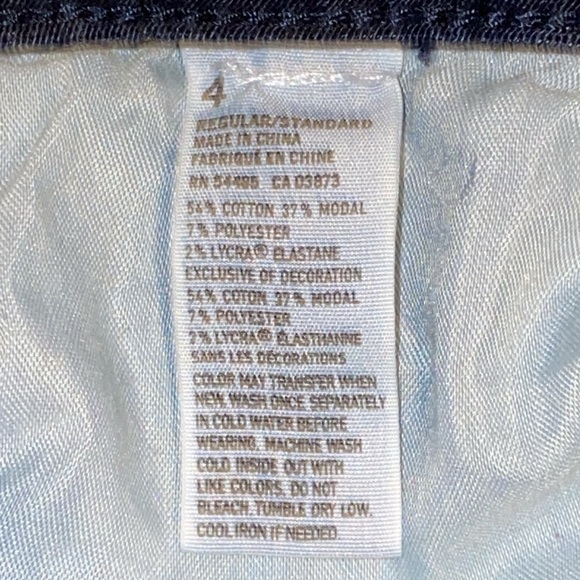 American Eagle Outfitters High Rise Jegging in Darkest Blue size 4 - Picture 8 of 13